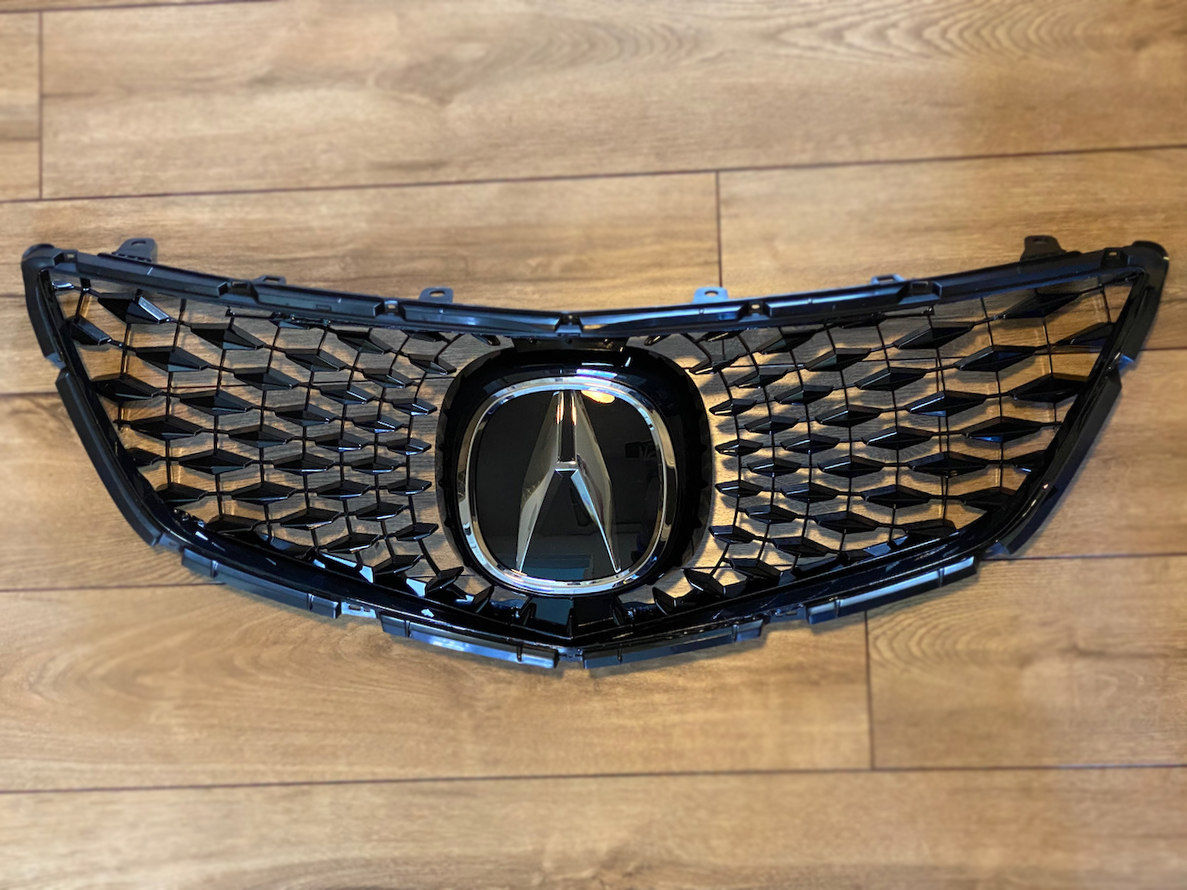 thumbnail image 2 of Evan-Fischer Paintable Grille For 2015 Acura TLX – Direct Replacement, Plastic, Unpainted 2 of 4
